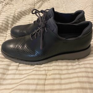 2.ZERØGRAND Lined Laser Wingtip Oxford